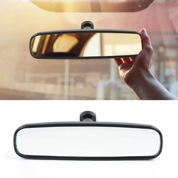 10‘ Oem Rear View Mirror, Day Night Interior Rearview Mirror Compatible With Most Car, Toyota Corolla Camry Rav4, Ford Focus Nissan Rogue Altima Sentra Honda Crv Accord Kia Optima Mazda 3 5 6 Miata