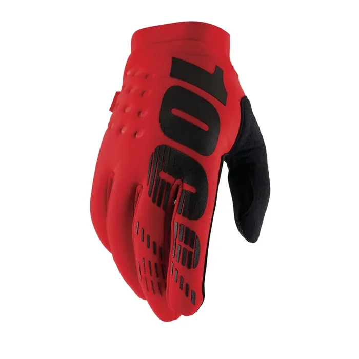 100% Brisker Gloves Red – S