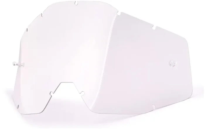100% Goggle Replacement Lens – Racecraft 1, Accuri 1, Strata 1 Compatible (Anti-Fog-Clear)