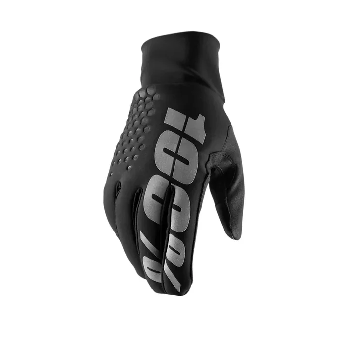 100% Hydromatic Brisker Cold Weather Motocross And Snowmobile Gloves – Warm Water Resistant Mx & Powersport Racing Protective Ge
