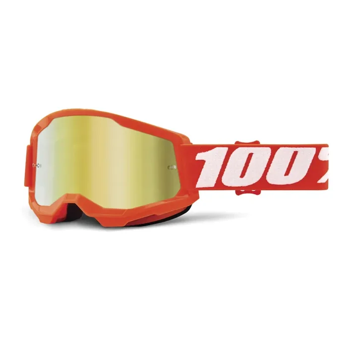 100% Strata 2 Goggles – Sports Goggles For Motocross & Mountain Biking – Eyewear For Bike Riders – Motocross Goggles For Men – O