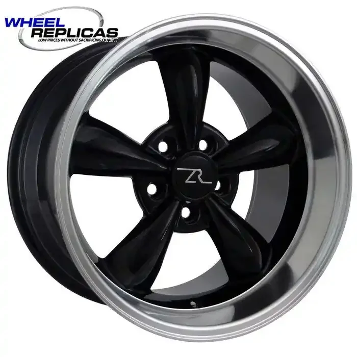 17×10.5 Deep Dish Black Bullitt Replica Wheel (94-04)