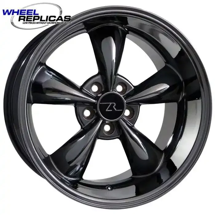 18×10 Deep Dish Black Chrome Bullitt Replica Wheel (05-14)