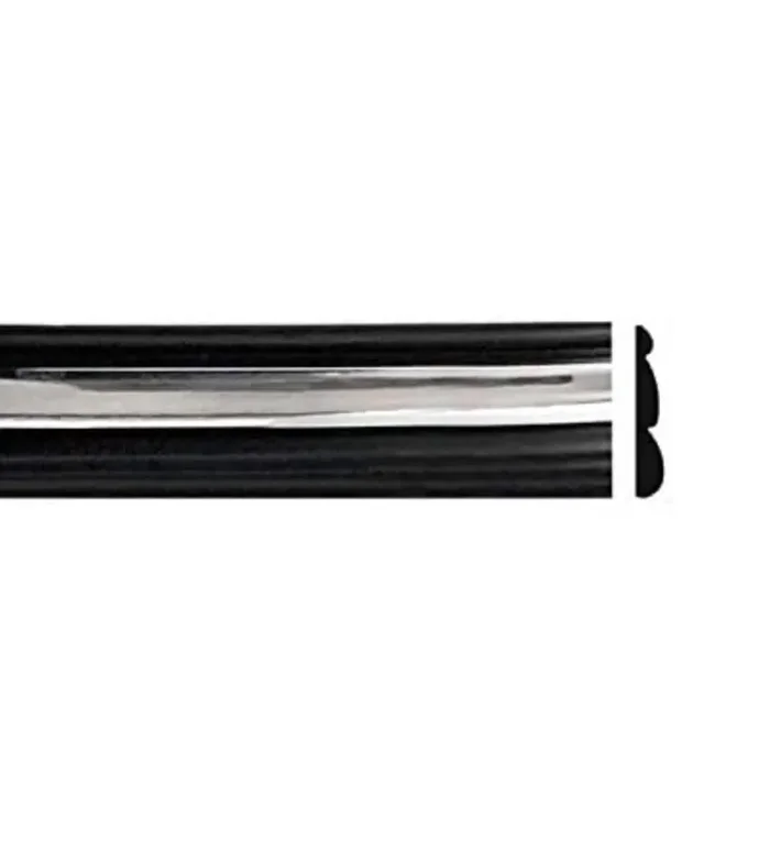 1992-1996 Ford Black Chrome Side Body Trim Molding Rocker Panel Pickup Truck F150, F250, F350, Bronco – 2‘‘ Wide (Half Roll – 12