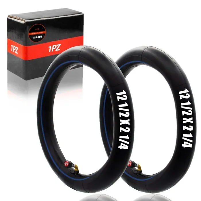 1Pz T18-X02 12 1/2‘ X2 1/4‘ (12.5X2.25) Inner Tube For Razor Pocket Mod Bella Chrissy Hannah Montana Electric Scooters Razor Mx125 Dirt Rocket Replacement Inner Tube With Tr87 Bent Valve Stem