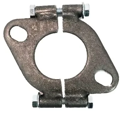 2‘‘ Inch Exhaust Flange Flat Oval Split Repair Replacement Khaos Motorsports