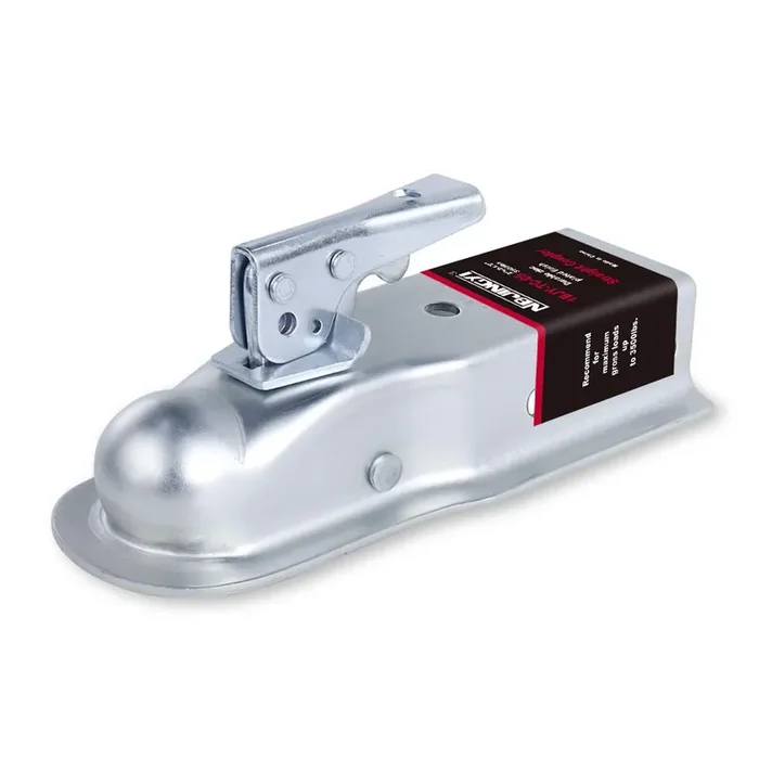 2‘‘ Straight Trailer Coupler (Ball 2‘‘, Channel 2-1/2‘‘ 3500Lbs) Finish Zinc