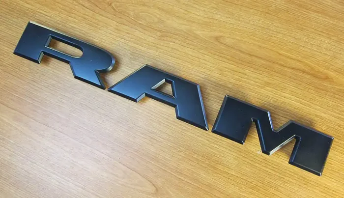2019 Dodge Ram Dt New Front Satin Black Grill Black Letters New Mopar Oem