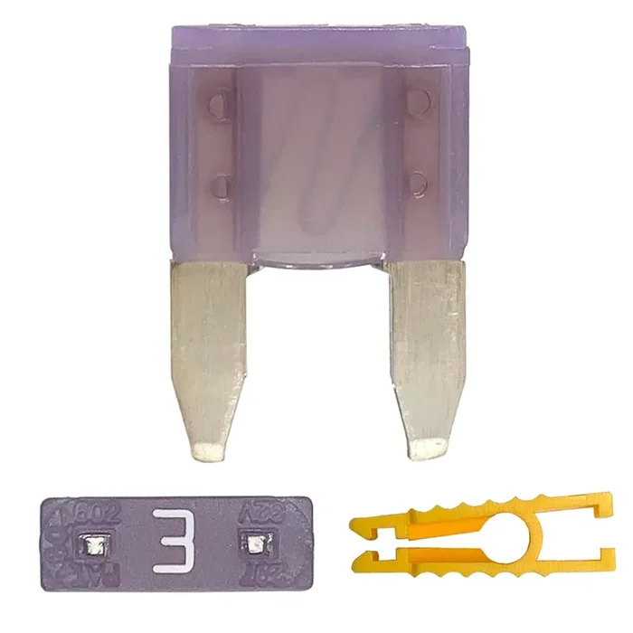 20Pcs 7.5A Mini Blade Fuse And 1 Fuse Puller Atc/Ato 32V 7.5Amp Fast Blow For Automotive Car Truck Suv