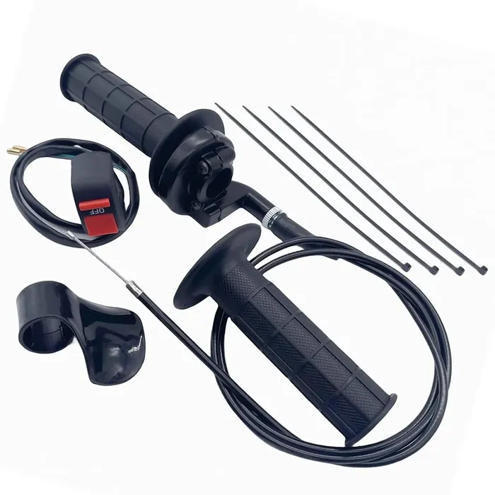 22Mm Mini Bike Throttle Cable Twist Handle Grip Assy For Coleman Ct200U Ct200U-Ex Bt200X Predator 212Cc Baja Db30 Warrior Mb200 Massimo Motovox 196Cc 200Cc 6.5Hp 7/8‘ Atv Accessories