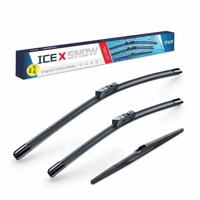 3 Wipers 24‘‘/18‘‘/14‘‘ Windshield Wiper Blades Replacement For Mazda Cx5 Cx9 2022 2021 2020 2019 2018 02/2017 Original Factory
