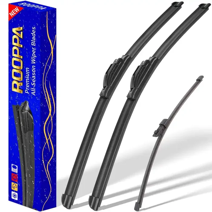 3 Wipers Replacement For 2017 Ford Expedition, Windshield Wiper Blades Original Equipment Replacement – 22‘‘/22‘‘/15‘‘ (Set Of 3