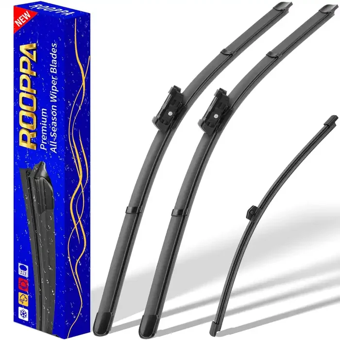 3 Wipers Replacement For Audi Q7 2016-2023 Audi Sq7 2017-2023, Windshield Wiper Blades Original Equipment Replacement – 27‘‘/20‘
