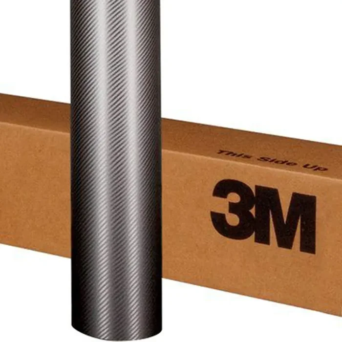 3M 1080 Cf201 Anthracite Carbon Fiber 60‘‘X36‘‘ Vinyl Flex Wrap
