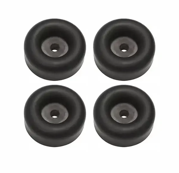 4 Pack Rubber Isolation Feet Pads Thick Rubber Washers,Round Rubber Bump Stops,Bumper Damping Pad,Vibration Damping Pads,2.5‘‘ T