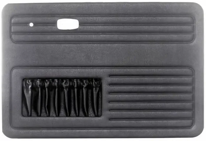 4 Piece Door Panel Kit, Fits Beetle 65-77, Black, Compatible With Dune Buggy