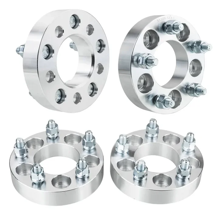 4Pcs 1.25‘ Hub Centric Wheel Spacers 5X4.25 To 5X4.5 73.1Mm 12X1.5 Studs 5Lug Wheel Adapters 5X108 To 5X114 Compatible With Ford Jaguar Lincoln Volvo