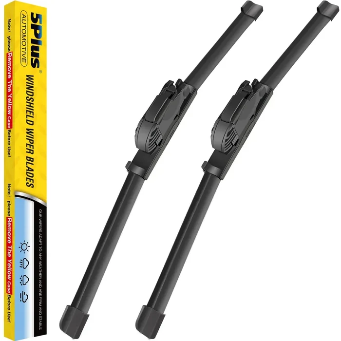 5 Plus 22 And 20 Inch Windshield Wiper Blades(Set Of 2), Automotive Replacement Windshield Wiper Blades – Oem Quality Premium Al
