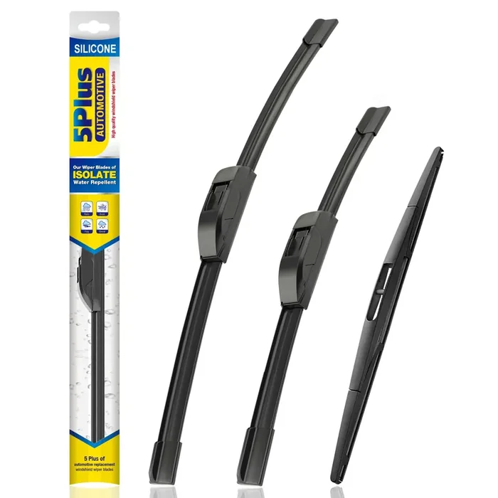 5 Plus Silicone Windshield Wipers Replacement For 2009-2020 Honda Fit Wiper Blades(Set Of 3),Automotive Replacement Windshield W