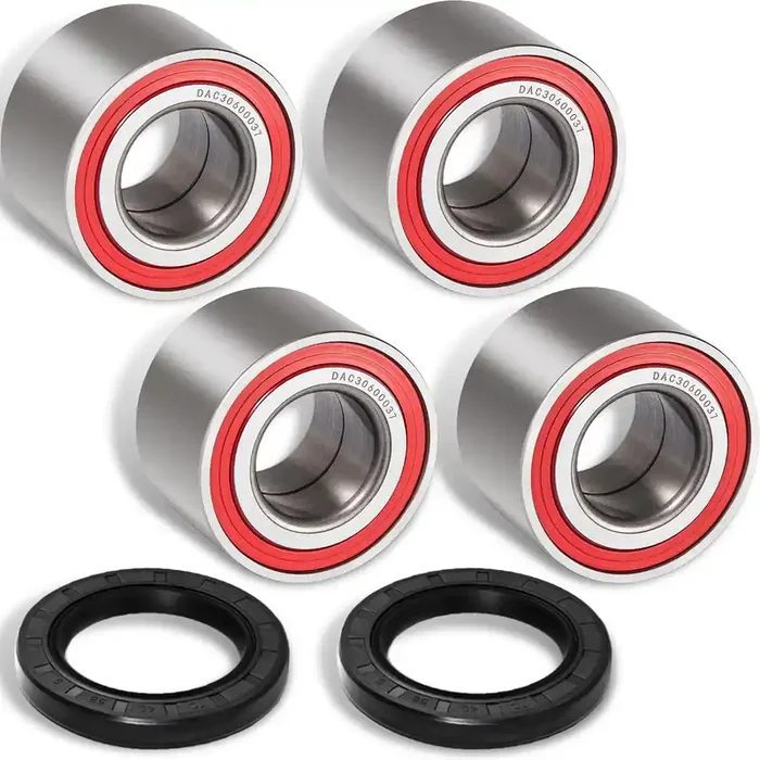 6Pcs Wheel Bearings Kit & Front Wheel Shaft Seal For Can-Am Defender/Commander/Maverick/Outlander/Renegade Replaces 293350040, 705400088, 293350118, Seal 293250246