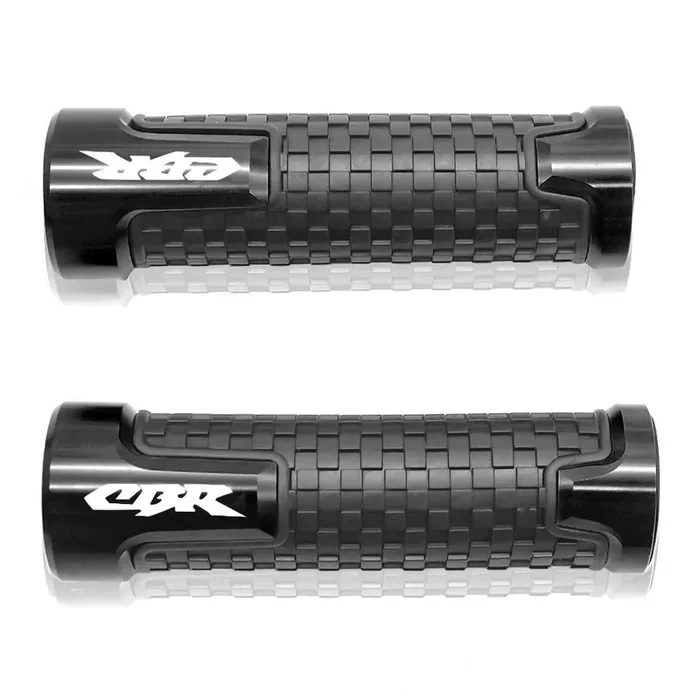 7/8‘ 22Mm Motorcycle Handlebar Grip, Fit With Honda Cbr60F Cbr125R Cbr150R Cbr250R Cbr400 Nc23 Nc29 Cbr600 F2 F3 F4 F4I Cbr600Rr Cbr900Rr Cbr954Rr Cbr1000Rr (Black)