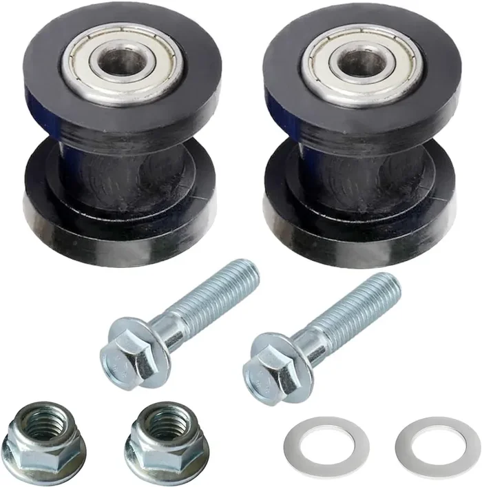 8Mm Chain Roller Pulley Tensioner Wheel Guide Per For Motorcycle Mini Bike Atv 125Cc 140Cc 160Cc Ssr Xr125 Crf50 Klx110 Pitster Pit Dirt Bike Parts (Pack Of 2 Black)
