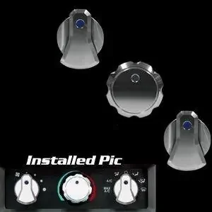 96-04 Mustang Billet Designer Style AC Knobs w/ Climate Control