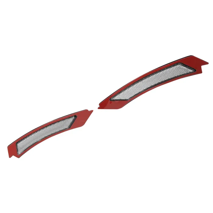 A Absopro Bumper Reflector Side Marker 63147205398 63147205397 Front Reflector For Bmw 328I Xdrive 2009-2011 White(Set Of 2)