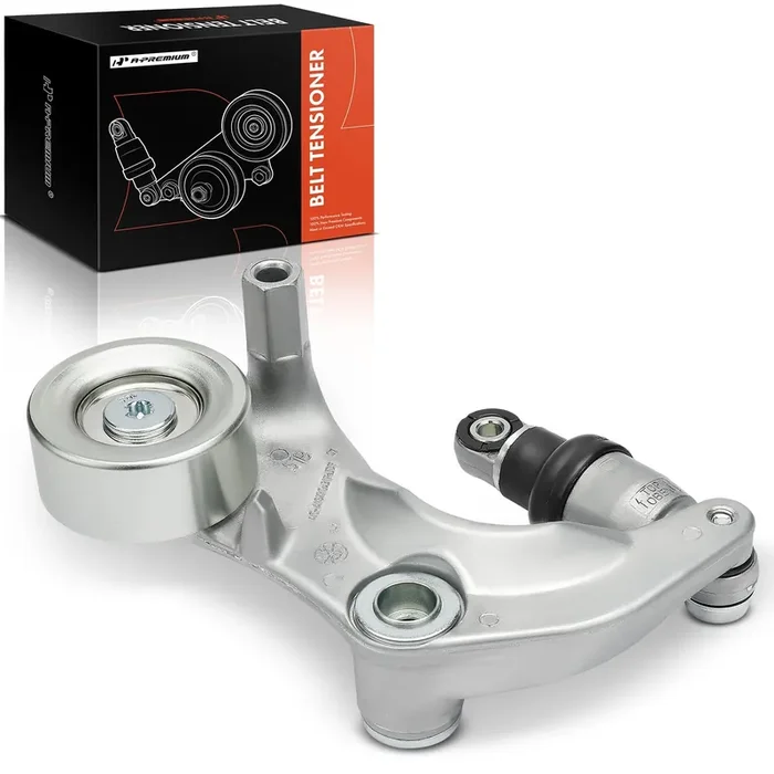 A-Premium Belt Tensioner Assembly With Pulley Compatible With Honda Civic 2007 2008 2009 2010 2011 1.8L, Replace 31170Rwk005, 3