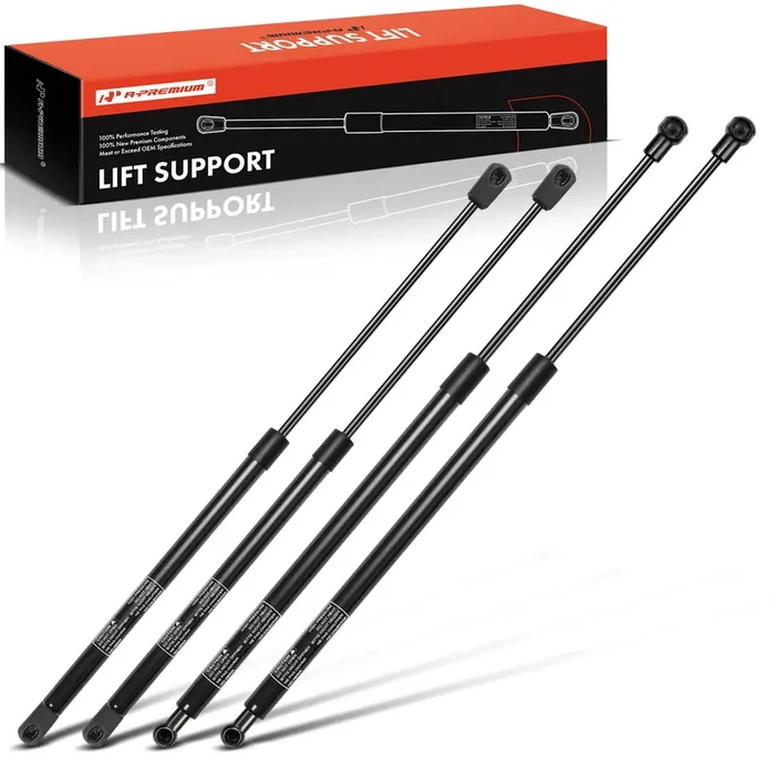 A-Premium Tailgate And Rear Window Lift Supports Shock Struts Gas Spring Compatible With Chevrolet And Gmc Models – Escalade/Tahoe/Yukon 2007-2014, Suburban 1500 2500 – Replace 15827433 (4Pc Set)