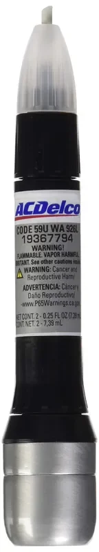 Acdelco Gm Original Equipment 19367794 Fine Silver Birch Metallic (Wa926L) Four-In-One Touch-Up Paint – .5 Oz Pen