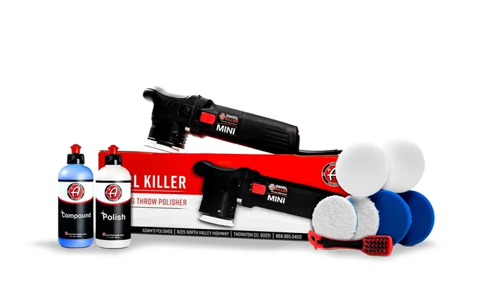 Adam‘S Polishes Swirl Killer 12Mm Car Buffer Polisher Kit, Orbital Polishing Paint Correcting Tool, Car Scratch Remover, Correct
