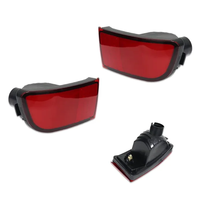 Adiil Red Rear Bumper Reflector Marker Lights For 2003 2004 2005 Toyota 4Runner