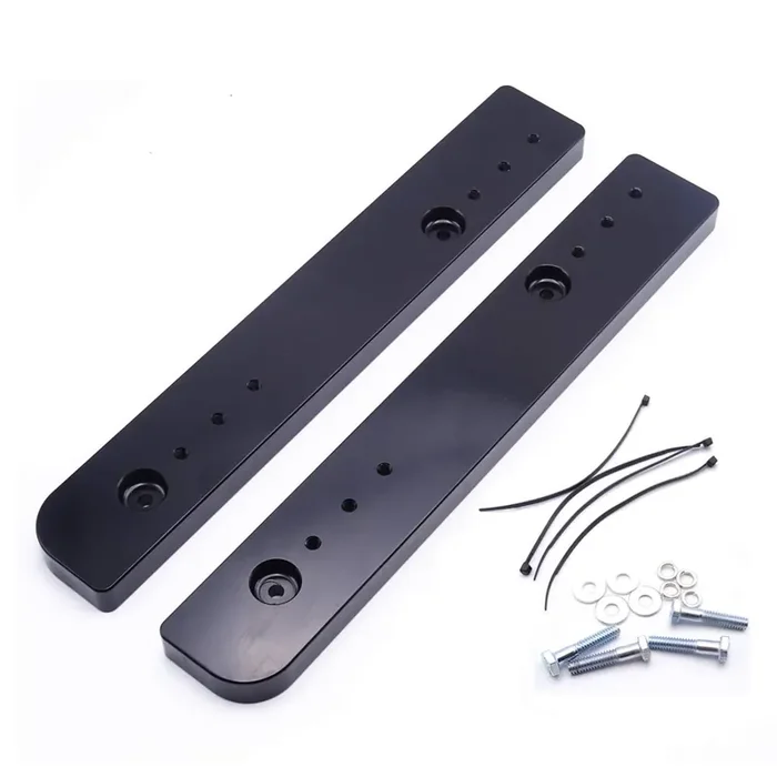 Adjustable 1‘‘-3‘‘ Tour-Pak Relocator Kit Mount Extend Plate Trunk Luggage Rack Compatible With 2014-Up Harley Road King Street Glide Trikes Tri Glide