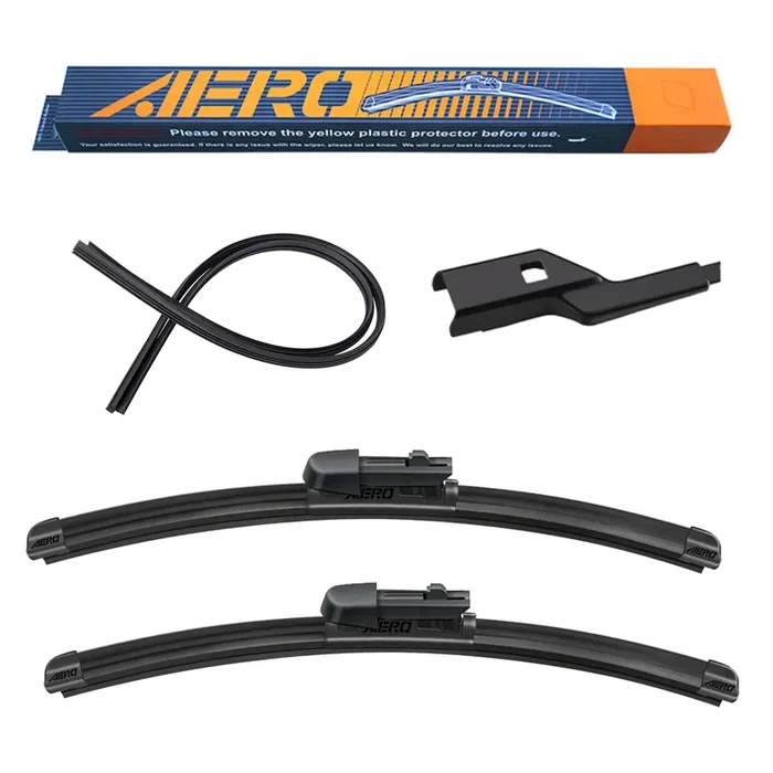 Aero Avenger 26‘‘+15‘‘ Premium All-Season Beam Windshield Wiper Blades Oem Replacement For Fiat 500L 2021-2014(Set Of 2)