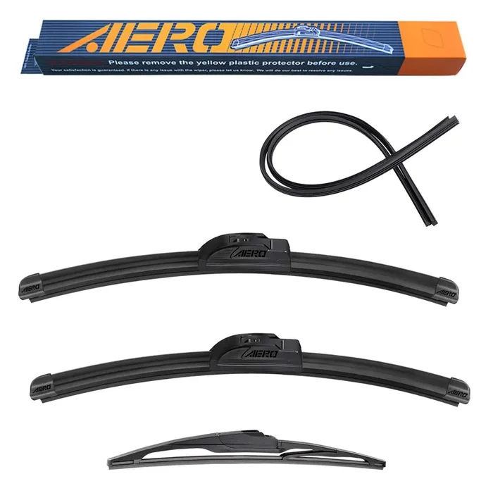 Aero Wipers Replacement For Honda Fit 2020 2019 2018 2017 2016 2015 2014 2013 2012 2011 2000 2009, 28‘‘+14‘‘ Front + 14‘‘ Rear,