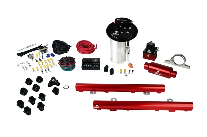 Aeromotive 17349 10-17 Mustang GT Stealth Eliminator Street System with 5.0L 4-V Fuel Rails