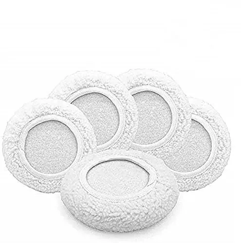 Aivs Car Polisher Pad Wool Bonnet Buffing Wheel Polishing Pad Waxer Pads For Car Buffer Bonnets Polisher, 5 Pieces(7‘‘-8‘‘)
