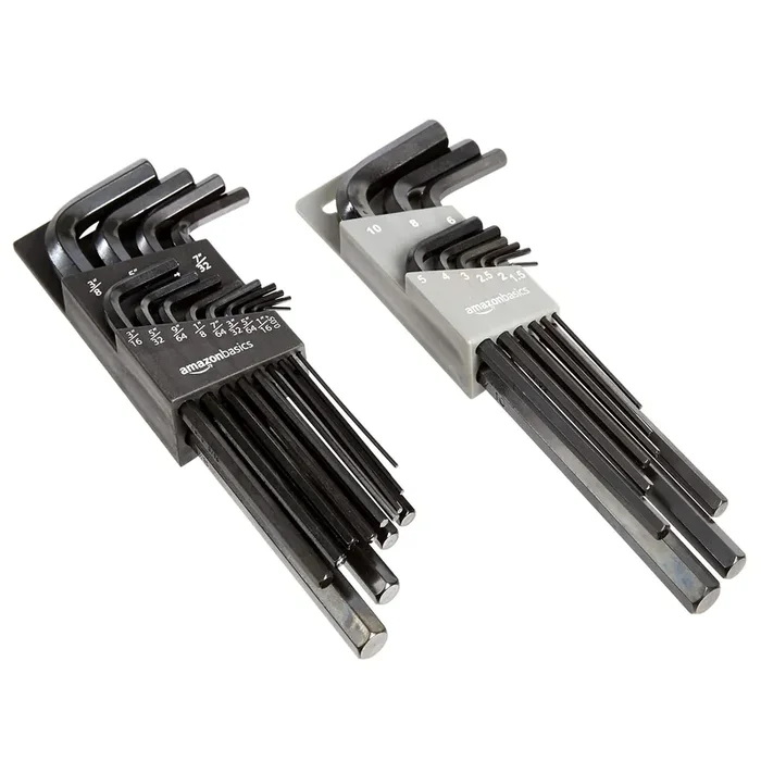 Amazon Basics 22-Piece Long Arm Hex Key Wrench Set – Saemetric