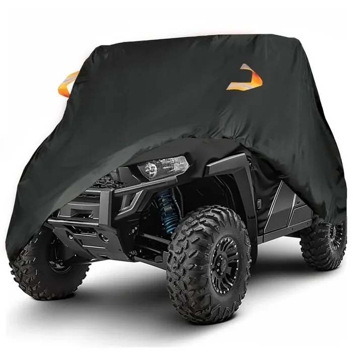 Amberr Utv Cover, Waterproof Heavy Duty All Weather Storage Cover.For Polaris Rzr Cover,Polaris Ranger Cover,Utv Cover 2 Seater,Side By Side Cover (2-3 Seater-115 L X 60‘ W X 75‘ H)