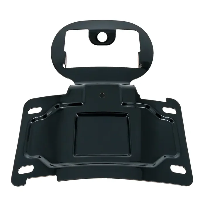Americruise Motorcycle License Plate Holder Fit For Harley Davidson Cvo Electra Road Glide Flhtkse Flhtcu Flhtcul Flhtkl Fltruse (Black)