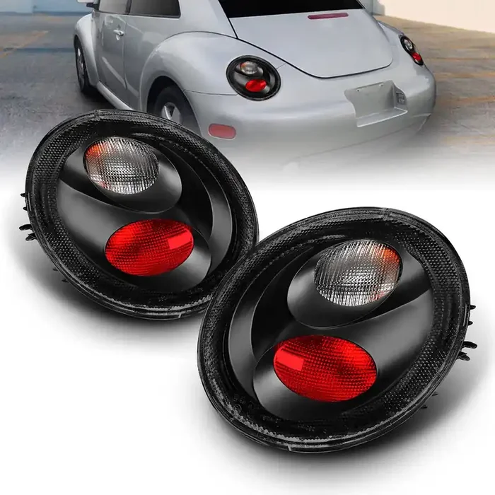 Amerilite Clear Black Altezza Taillights For 1998-2005 Volkswagen Beetle – Passenger And Driver Side