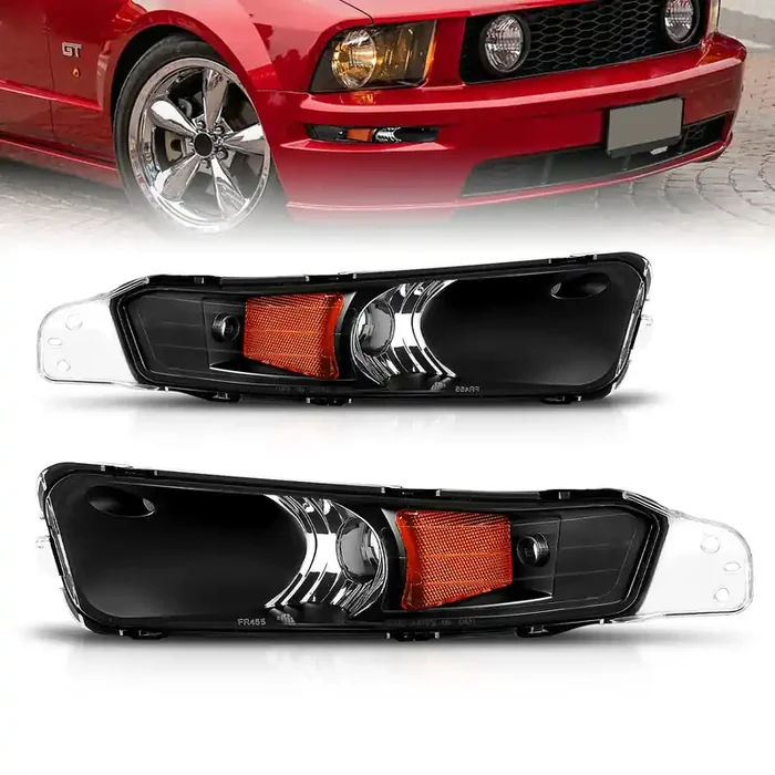 Amerilite Park/Signal Lights Black Amber For Ford Mustang – Passenger And Driver Side