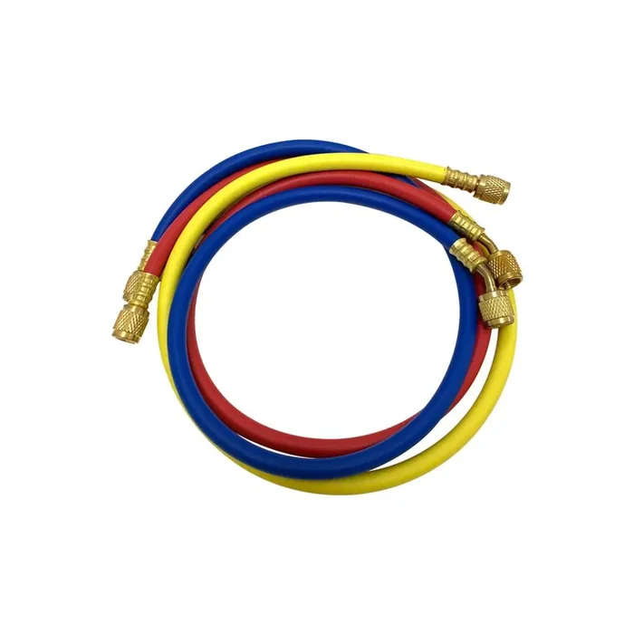 Appli Parts Apmg-H72630 72 In Long 1/4 In Sae, 3Pcs Refrigerant Hoses For Use With Hvac Manifold Gauges, Multiple Refrigerant, R