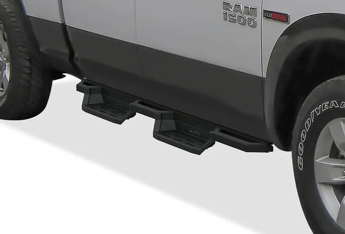 Aps Stainless Steel Pocket Steps Running Boards Side Bars Compatible With Dodge Ram 1500 2009-2018 Quad Cab