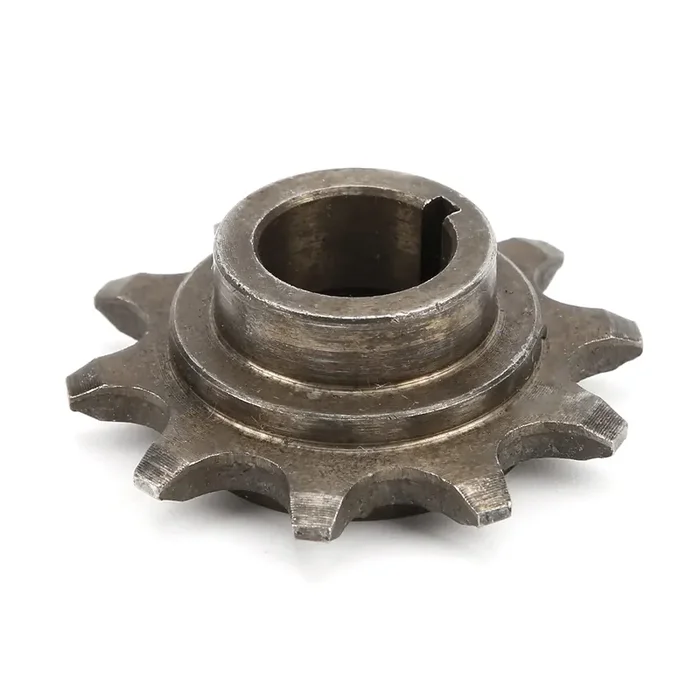 Aramox Front Sprocket Cog, 10T 10 Teeth 415 Chain Sprocket Cog, Iron Alloy Front Sprocket Gear Replacement, Compatible With 2 Stroke Motorized Bike Accessories
