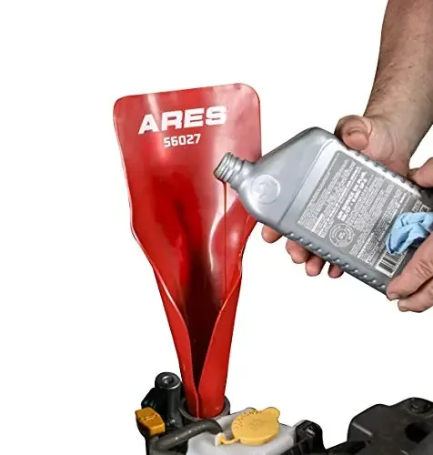 Ares 56027 – Universal Flexible Oil Funnel – Spill-Free Oil Filling – Easy To Use 1-Person Design – Fits Multiple Applications