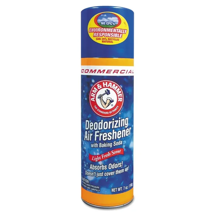 Arm & Hammer 3320094170Ct Baking Soda Air Freshener, Aerosol, Light Fresh, 7 Oz, (Case Of 12)