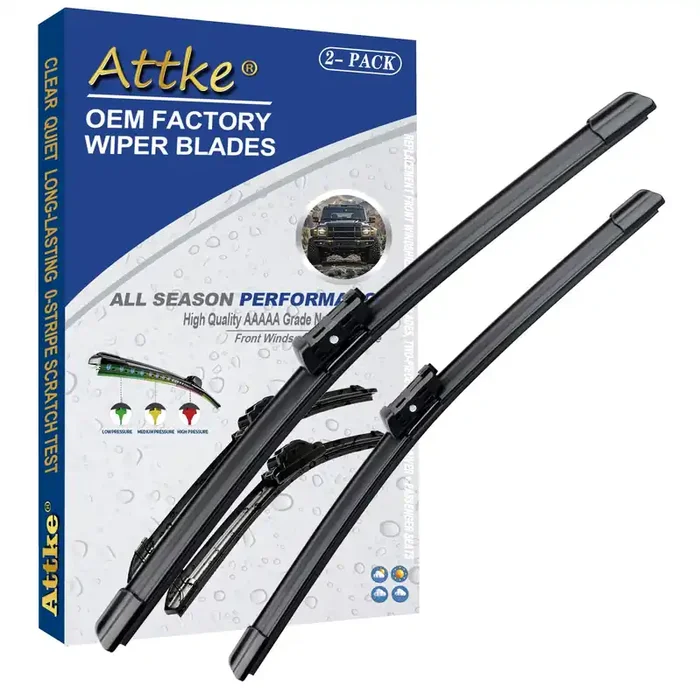 Attke Front Windshield Wiper Blades For Volkswagen Tiguan 2018-2021 Skoda Kodiaq 2016-2019 Genuine Replacement Wiper Blade Set 2
