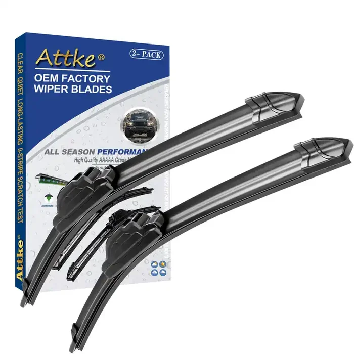 Attke Oem Quality Front Windscreen Wiper Blades For Audi A4 2002-2004/Chevrolet Venture 1997-2005/Dodge Ram 1500 2002-2008 (24‘‘